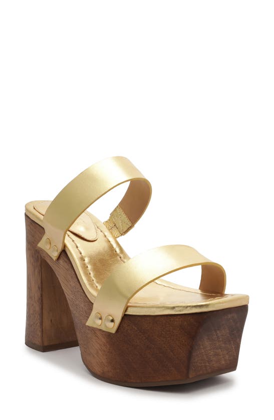 SCHUTZ PIXIE PLATFORM SLIDE SANDAL