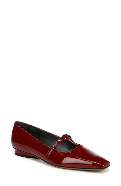 Shop Sarto By Franco Sarto Carmela Square Toe Mary Jane Flat In Red