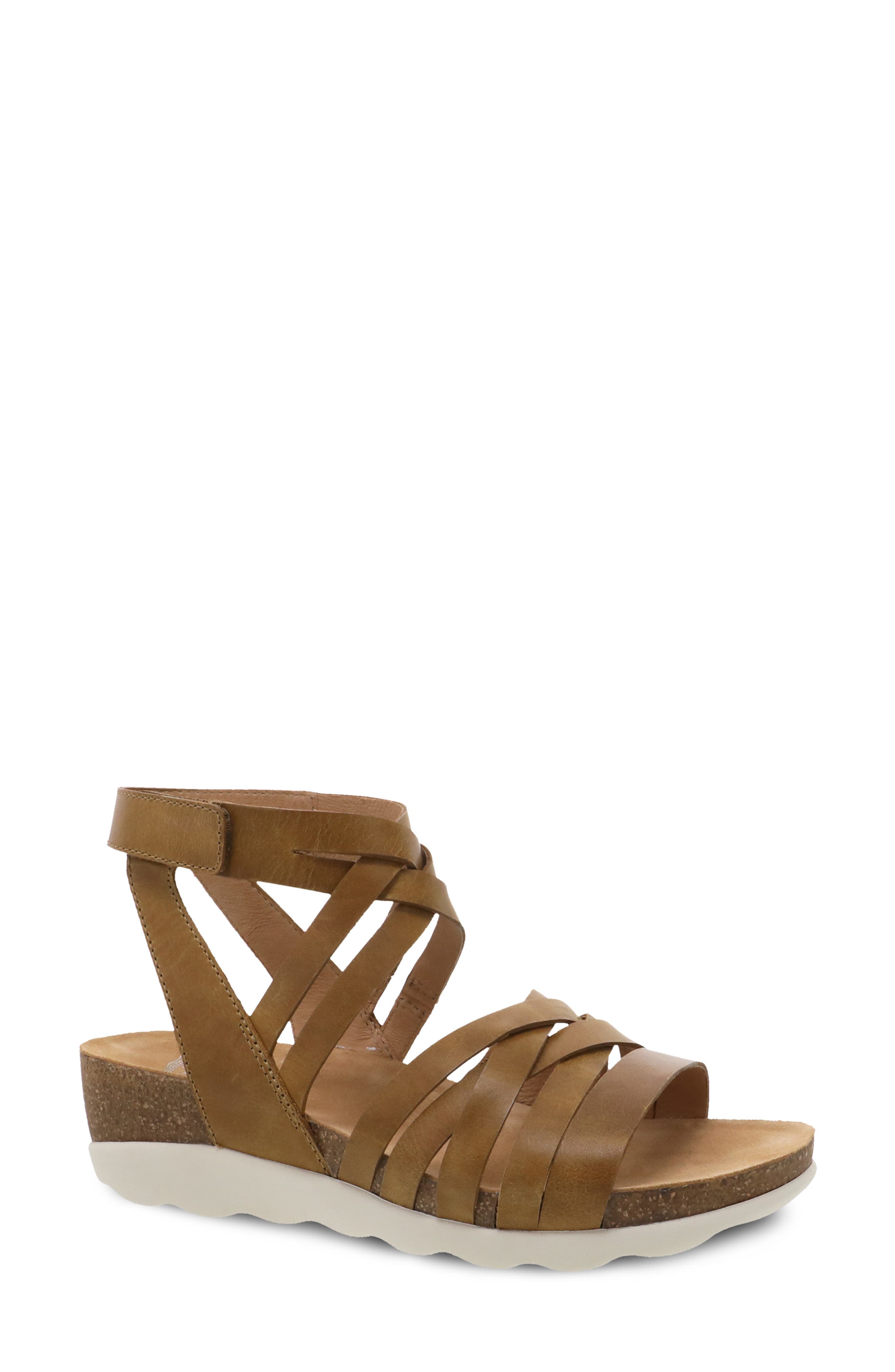 low wedge gladiator sandals