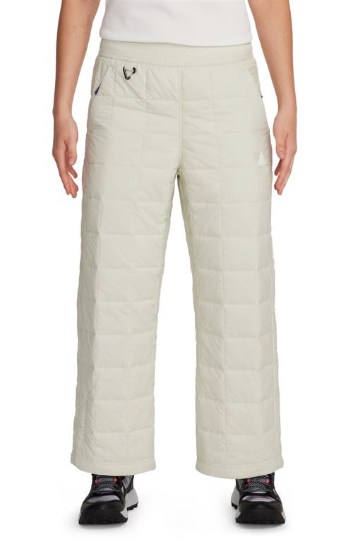 ACG Therma-FIT ADV Quilted Insulated Wide Leg Pants in Sea Glass/Summit White