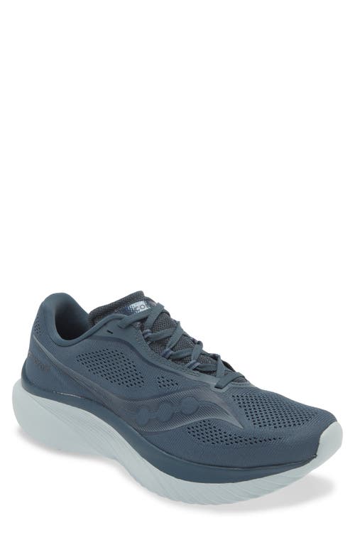 Saucony Kinvara 15 Running Shoe In Dusk/granite