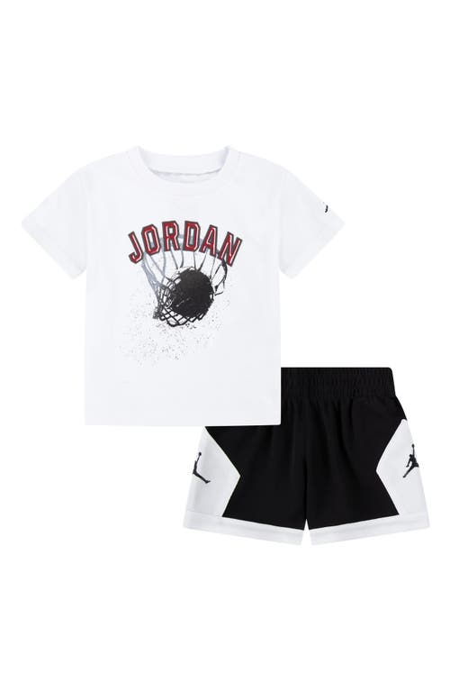 Jordan Hoop Graphic T-Shirt & Shorts Set Off Noir at Nordstrom,