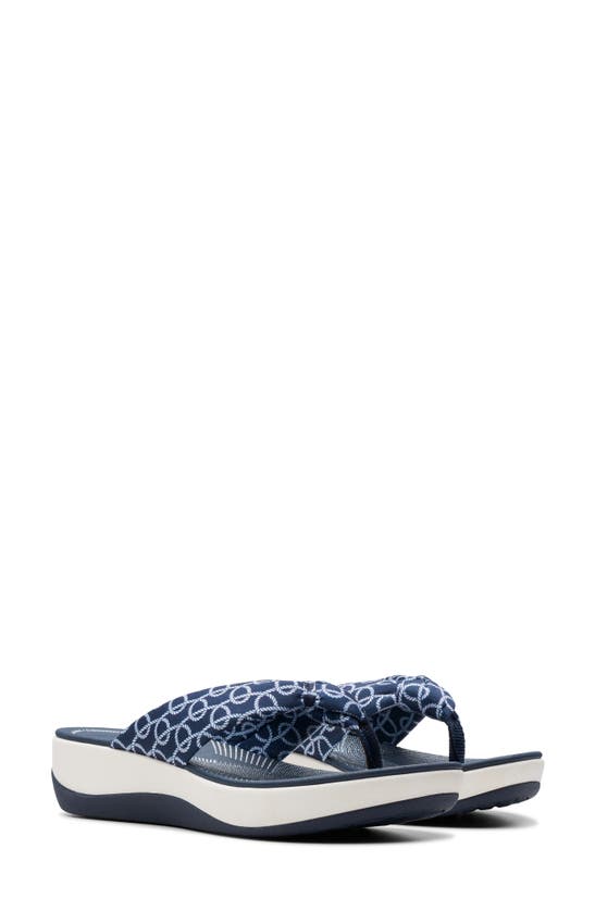 Shop Clarks ® Arla Glison Flip Flop Sandal In Indigo Print