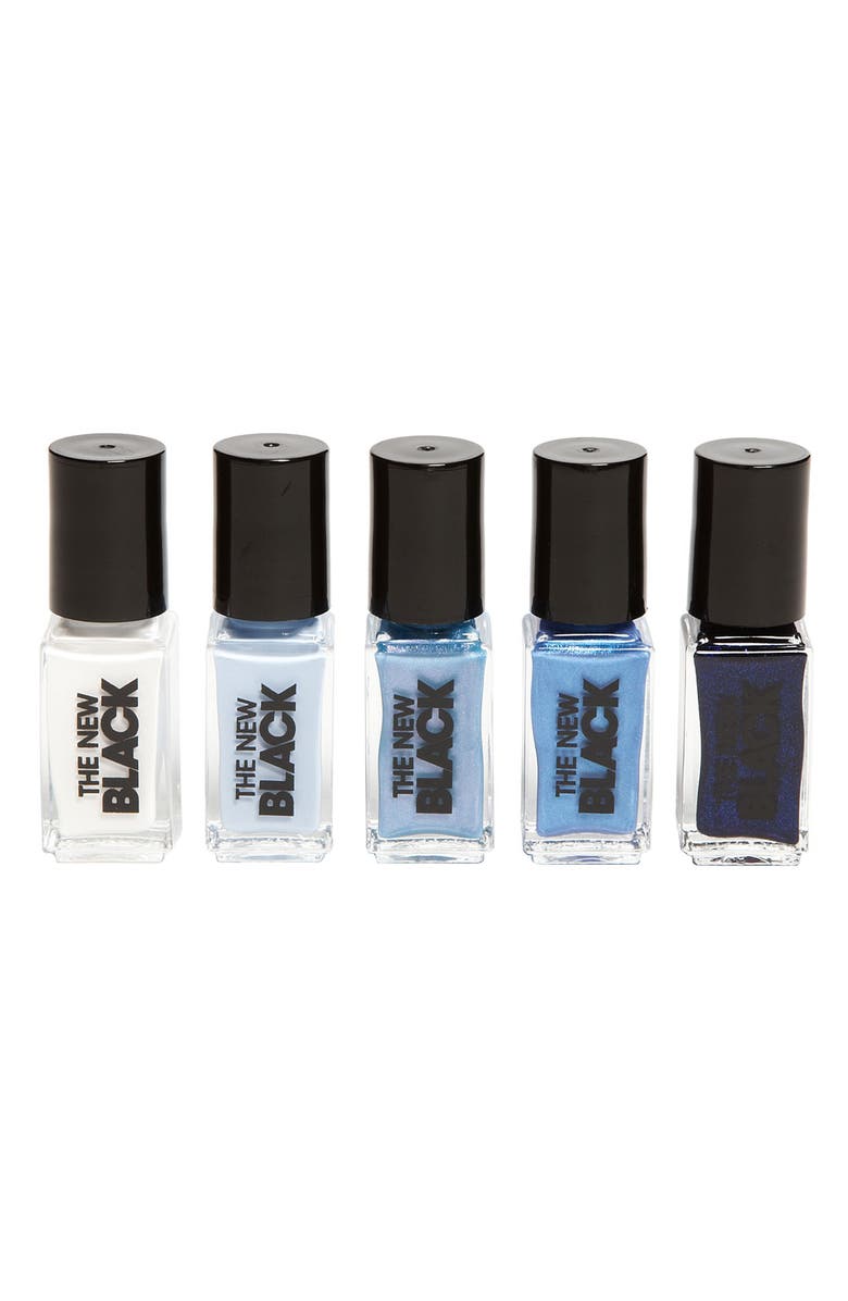 THE NEW BLACK 'Horizons - Ombré' Nail Polish 5-Piece Set, Main, color, No Color