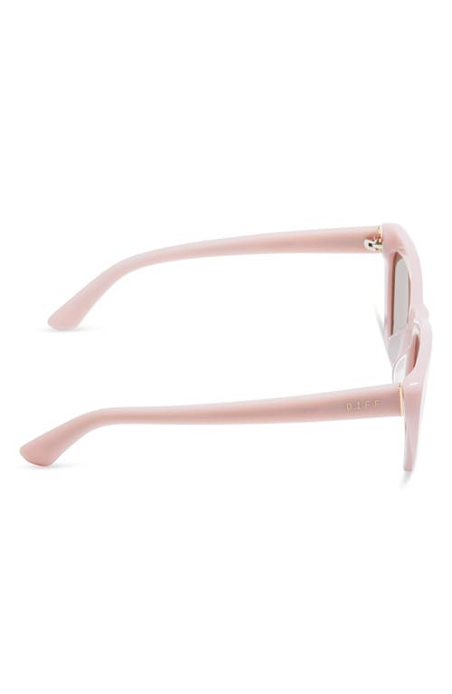 Shop Diff Camila 56mm Gradient Square Sunglasses In Brown/pink