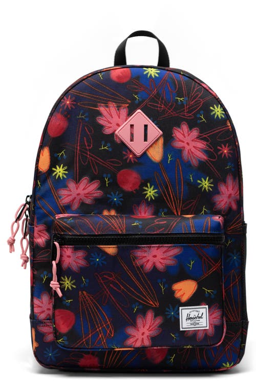 Herschel Supply Co. Kids' Heritage Youth Backpack in Doodle Bloom 