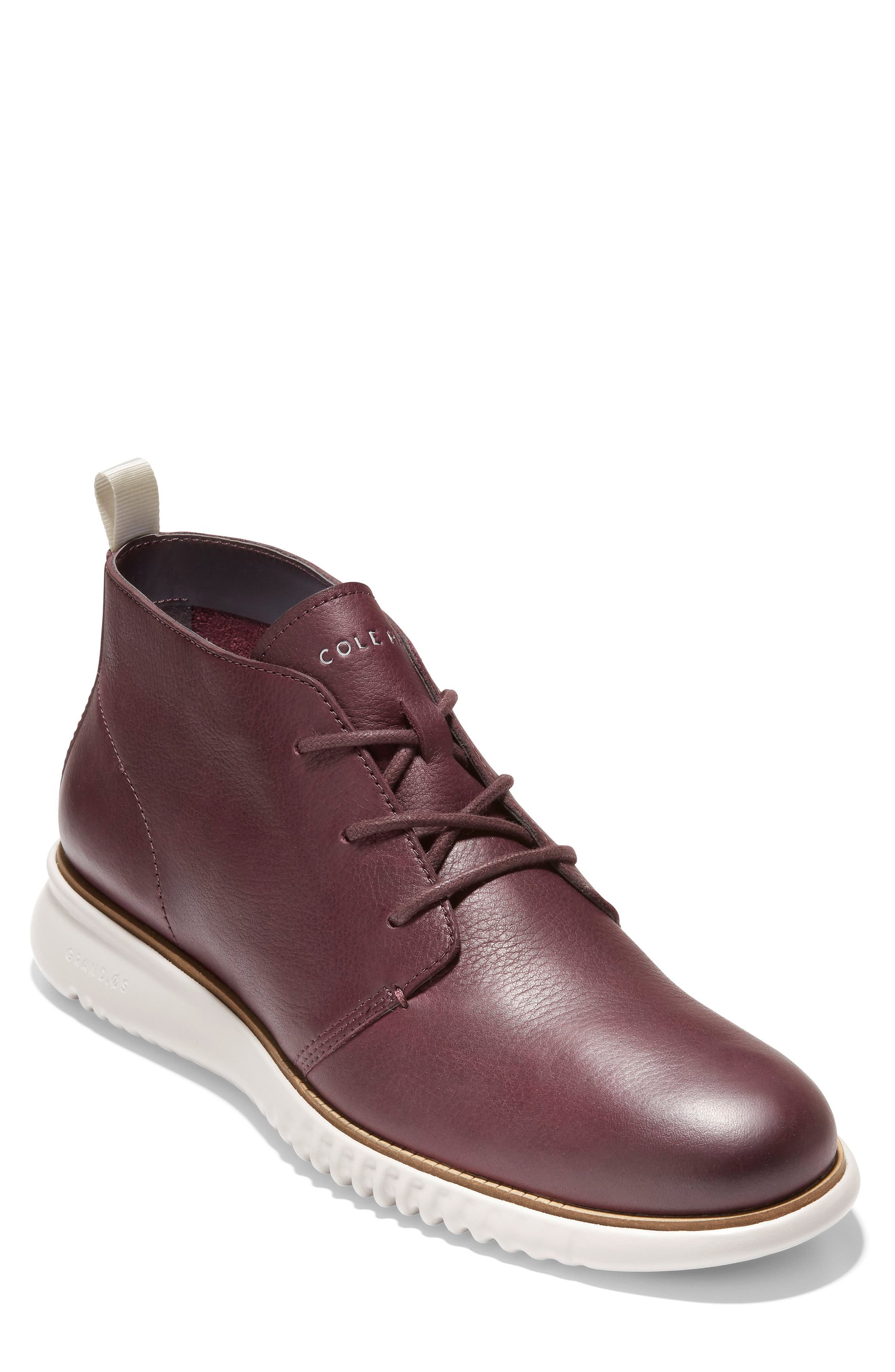 Cole Haan 2.Zerogrand Chukka Boot in Ch Pinot/Dove Gray | Smart Closet