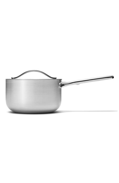 Shop Caraway Stainless Steel Sauce Pan & Lid