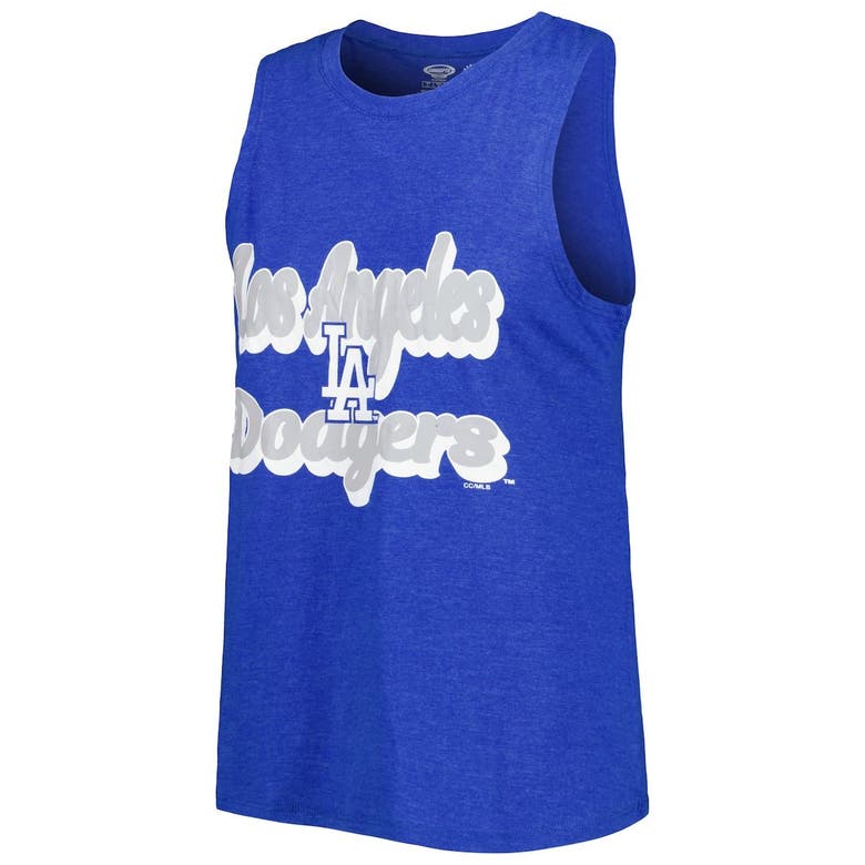 Women's Concepts Sport Gray/Royal Los Angeles Dodgers Meter Muscle Tank Top  & Pants Sleep Set