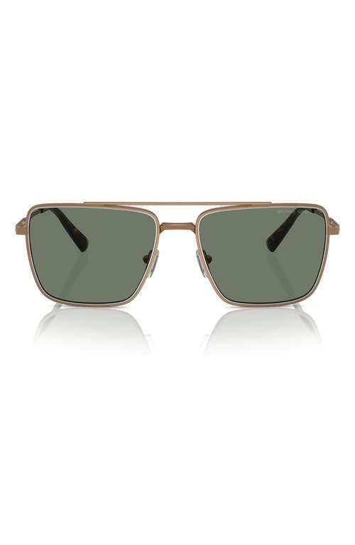 Blue Ridge 58mm Square Sunglasses in Gold