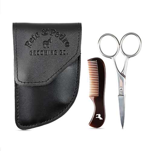 Shop Pete & Pedro Beard Care Comb & Scissors Kit