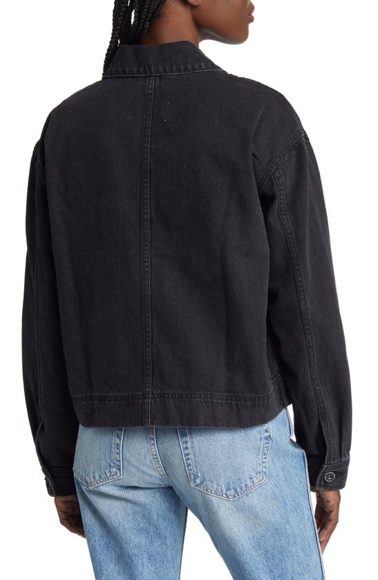 Slvrlake Thompson Denim Trucker Jacket In Shadow Ridge