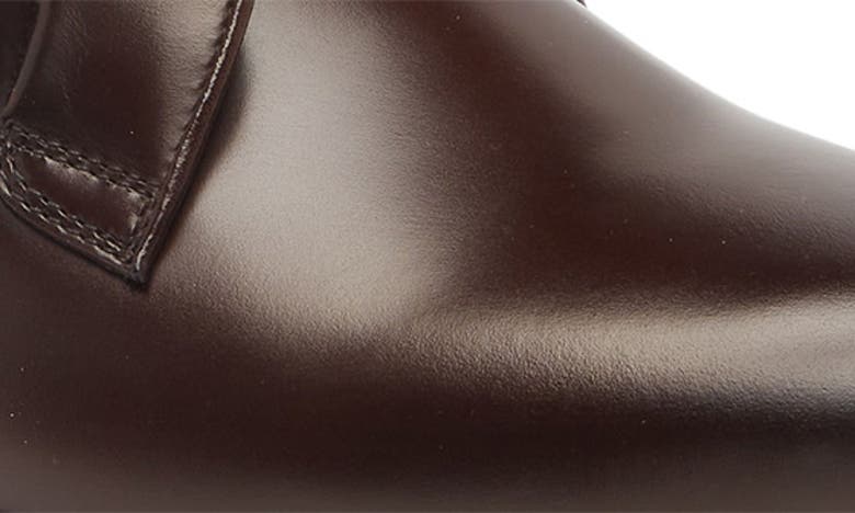 Shop Brunello Cucinelli Leather Derby In C8033 Castagno