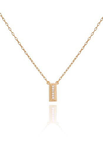 Vince Camuto Charm Pendant Necklace In Gold Tone