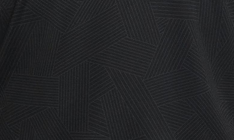 Shop Nike Dri-fit Victory+ Geo Print Golf Polo In Black/ Black/ White