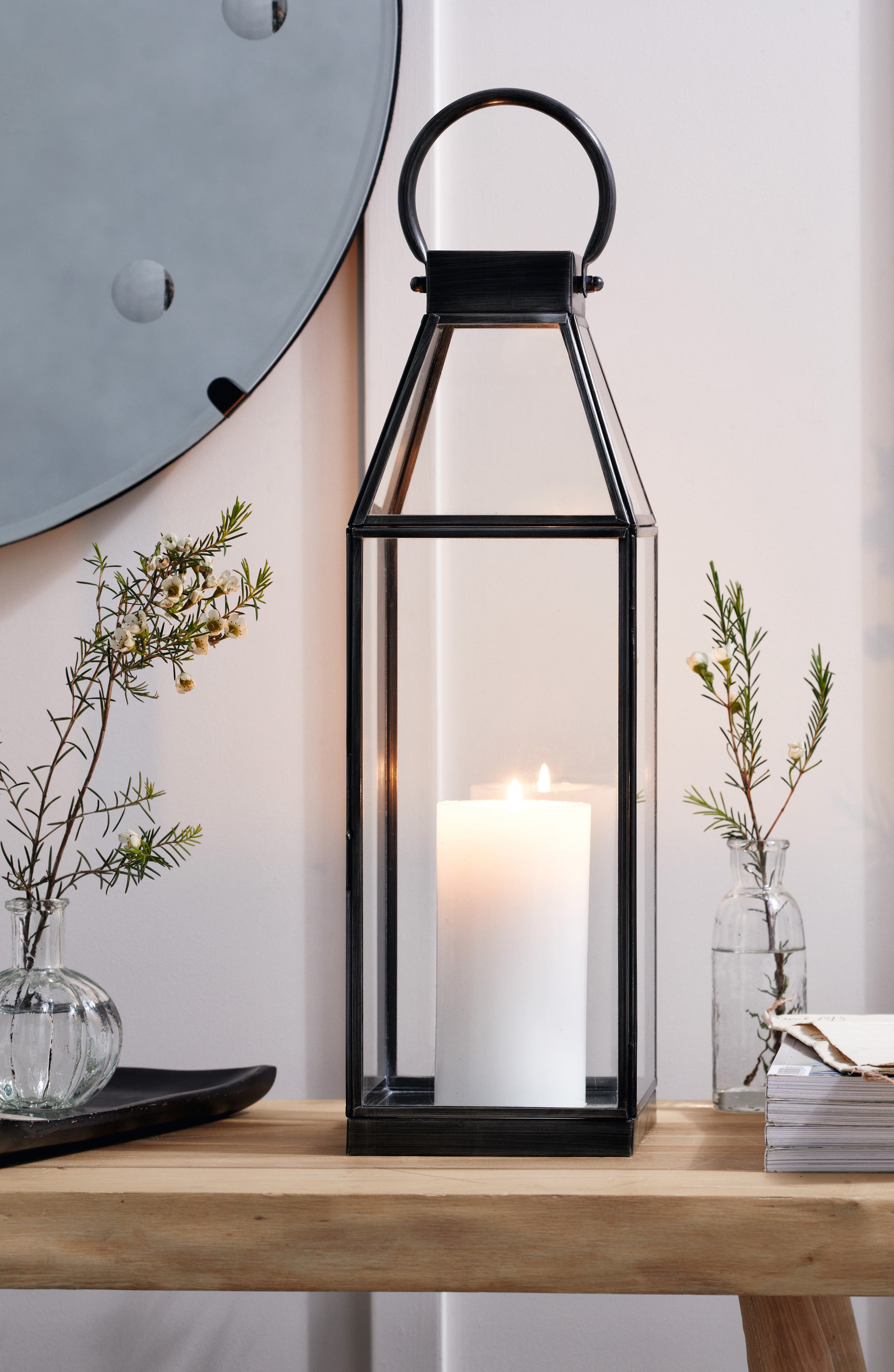 The White Company Medium Fireplace Lantern Nordstrom
