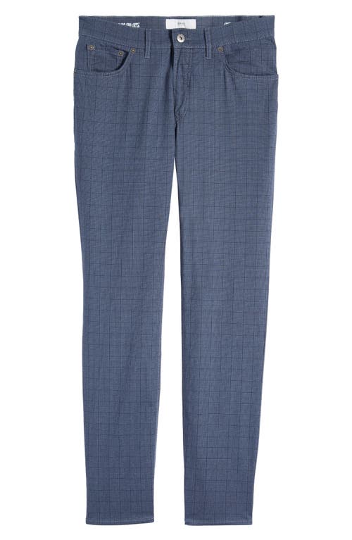 BRAX BRAX MODERN FIT PLAID STRETCH FIVE POCKET PANTS 