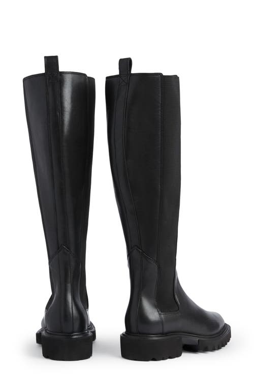 Shop Allsaints Maeve Knee High Boot In Black