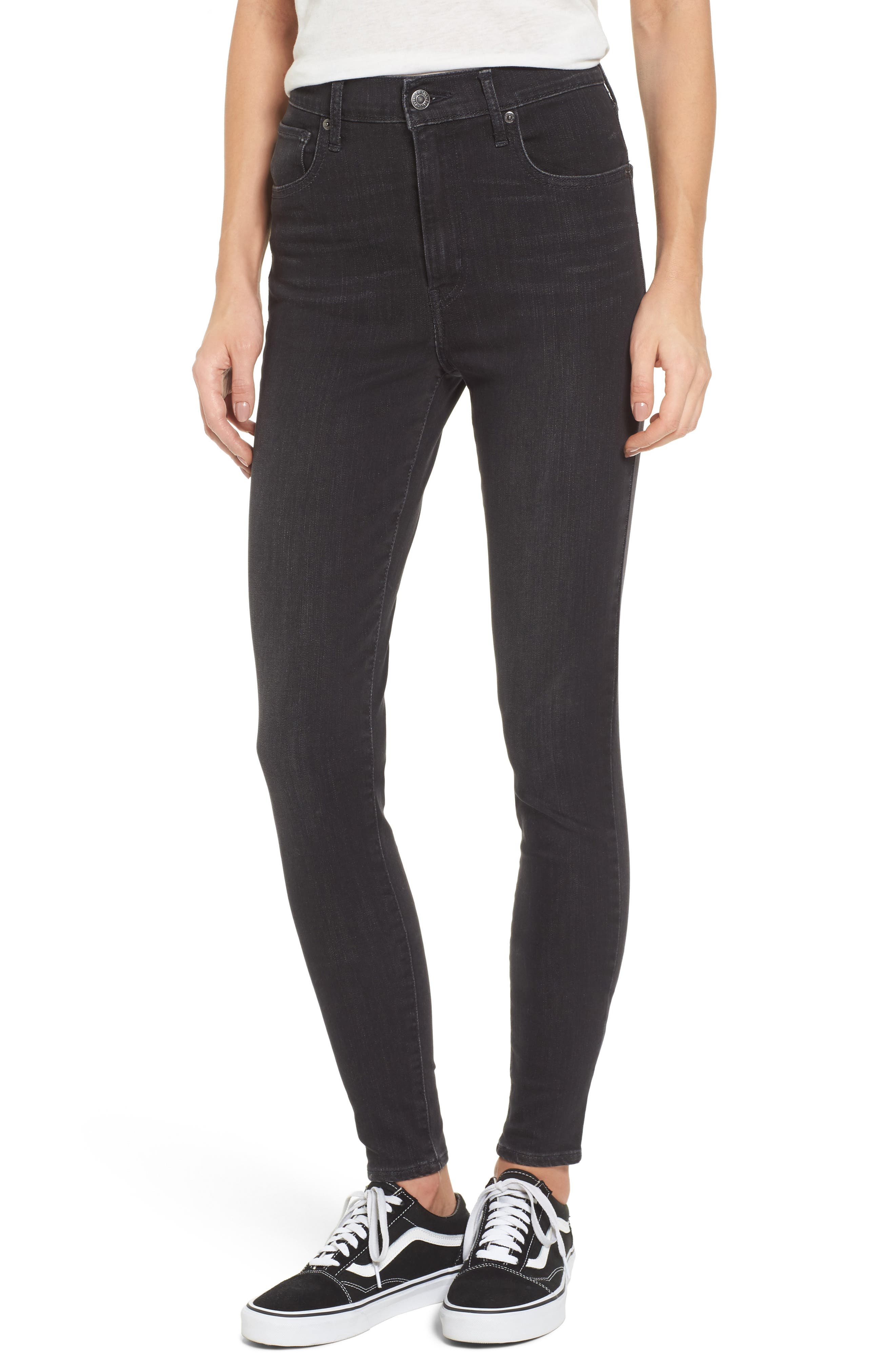 High Rise Skinny Jeans (Faded Ink 