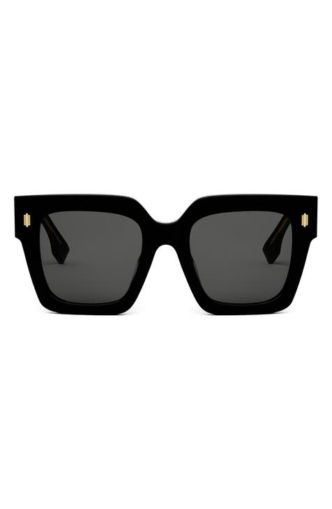 The Fendi Roma 50mm Square Sunglasses