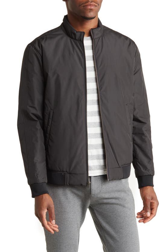 Construct Hybrid Bomber Jacket In Black | ModeSens