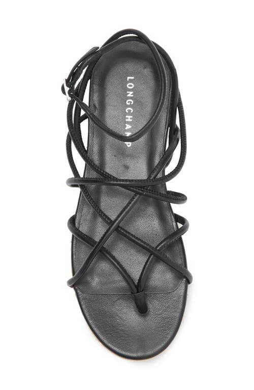 Longchamp Espadrille Sandal (women) In Black