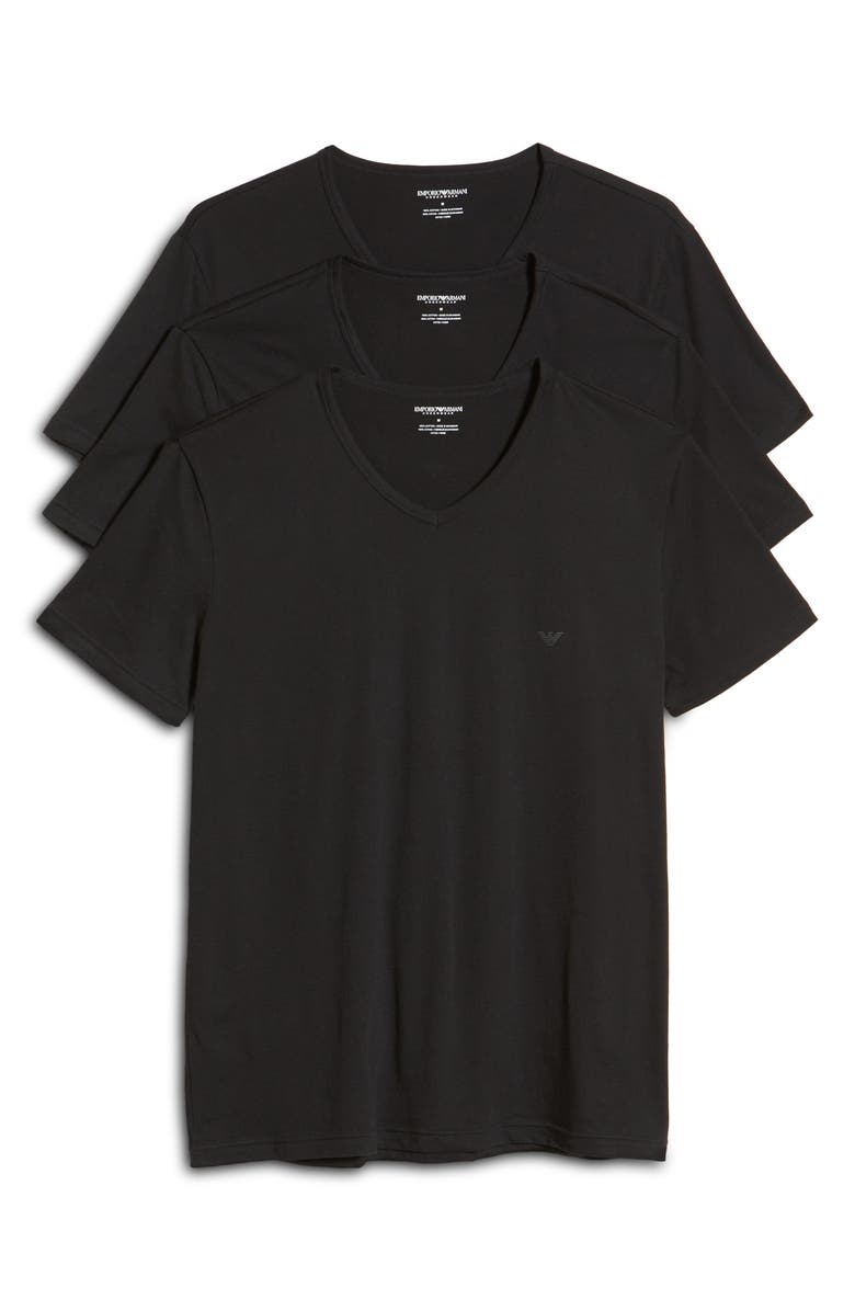 Armani Men's 3-Pack Cotton T-Shirts Nordstrom