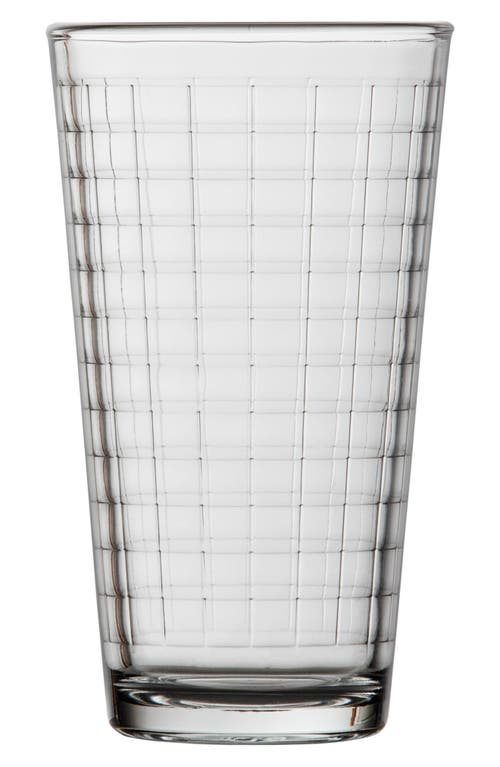 Fortessa Ornamento Grata Set Of 12 Mixing Glasses In Clear