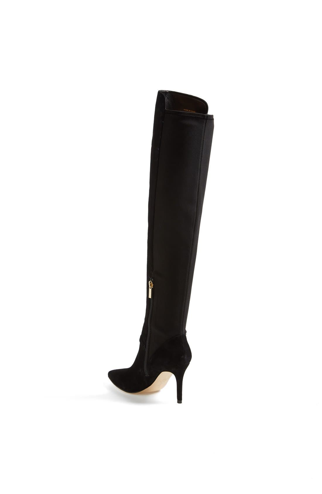 IVANKA TRUMP,
                                                'Anaba' Pointy Toe Over the Knee Boot,
                                                Alternate thumbnail 2, color,
                                                003