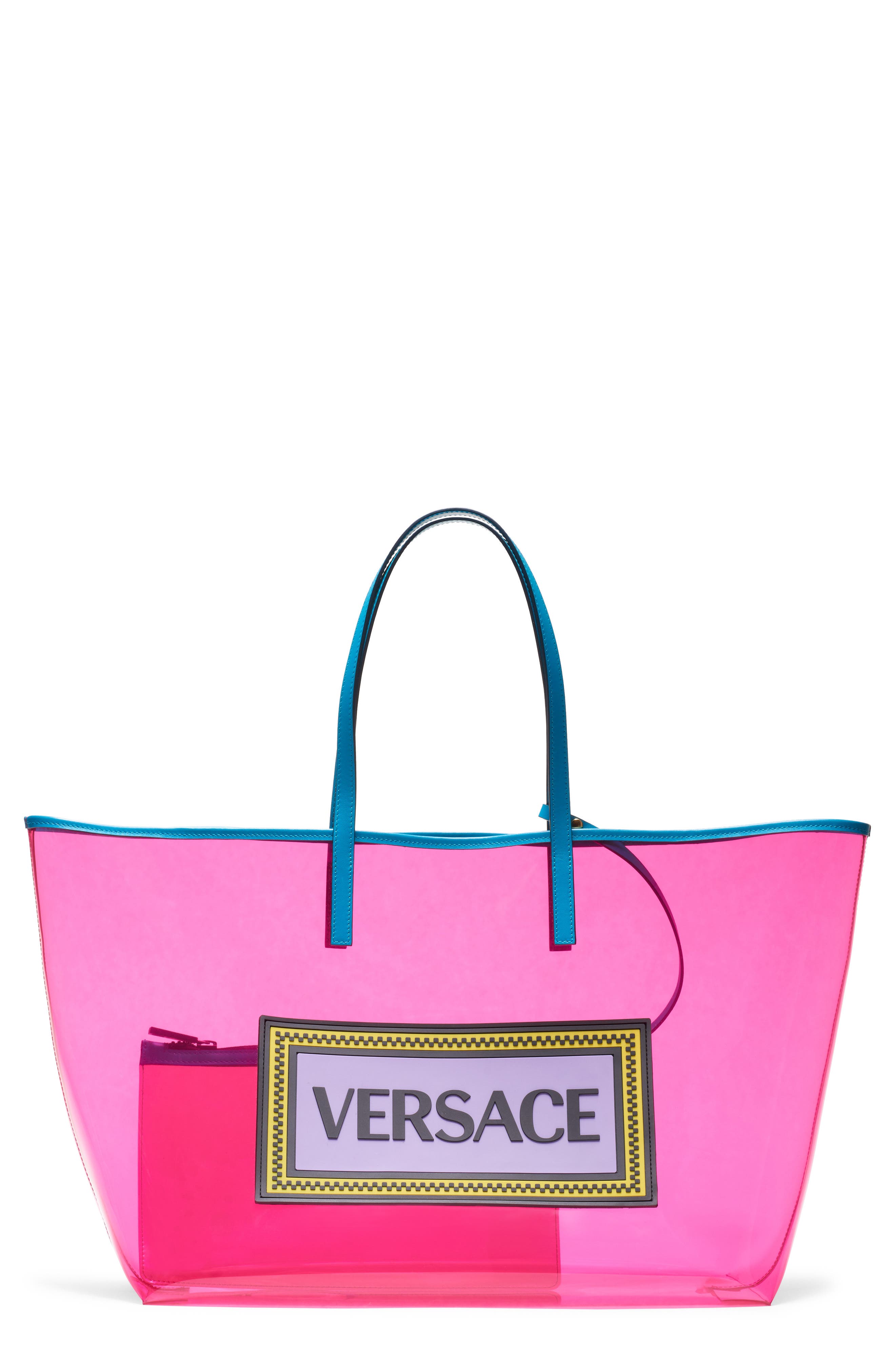 versace transparent bag