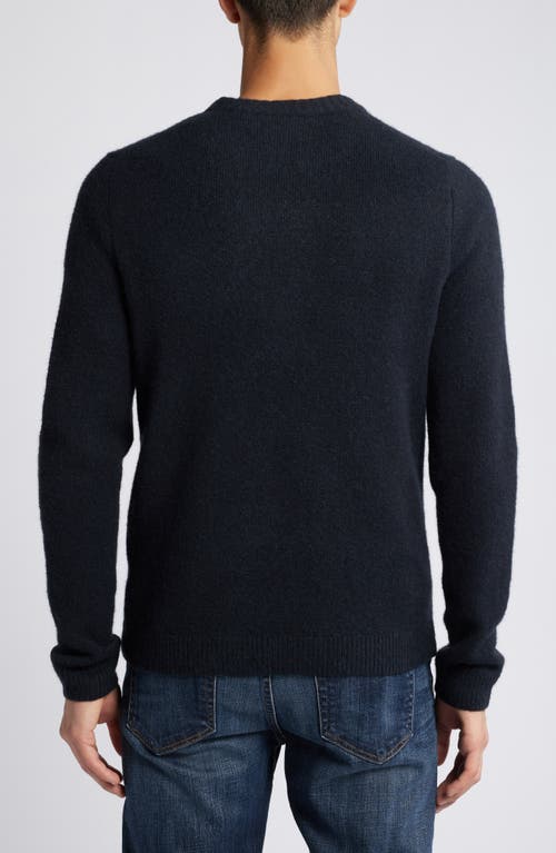 Shop Treasure & Bond Soft Texture Crewneck Sweater In Black Caviar