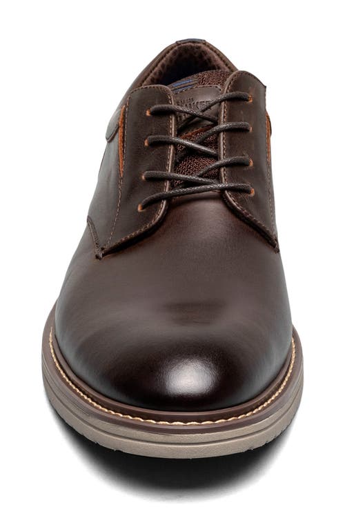 Nunn Bush Griff Plain Toe Derby In Brown Multi