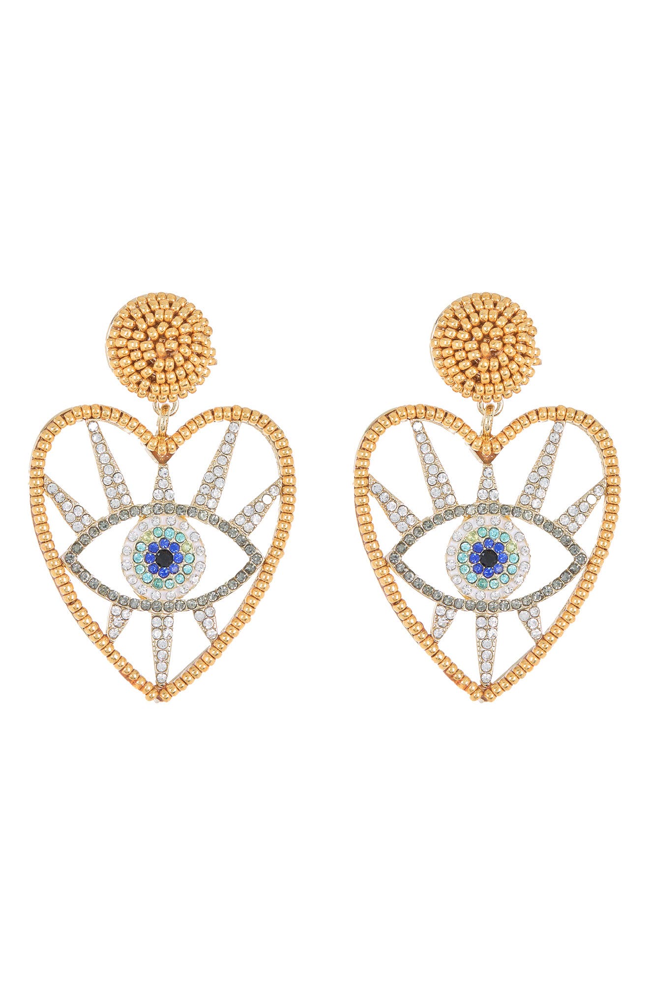 baublebar evil eye earrings