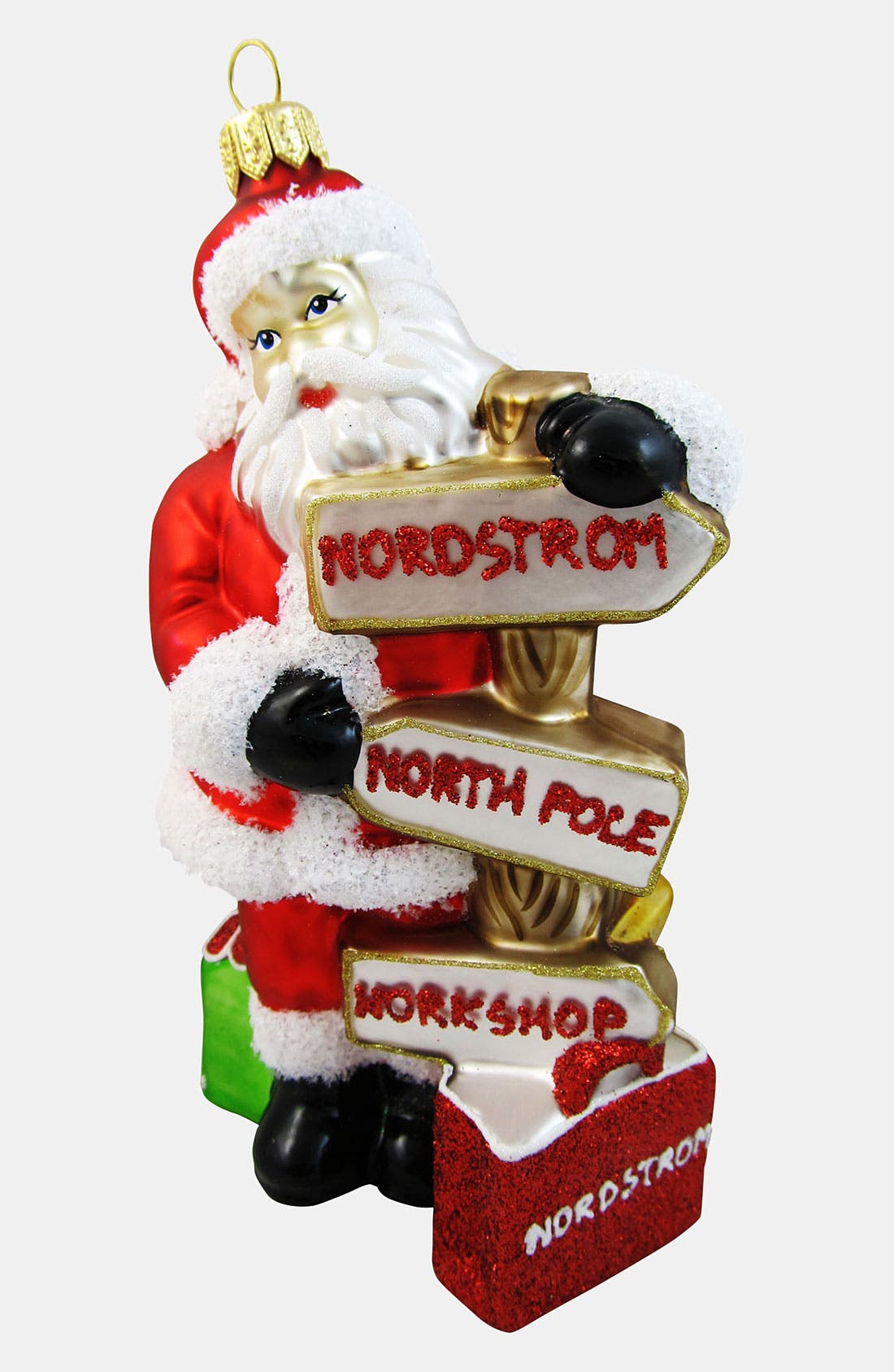 Nordstrom at Home 'Santa Sign Post' Ornament Nordstrom