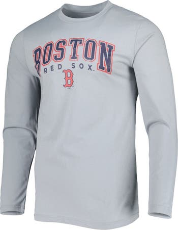 Boston Red Sox Concepts Sport Women's Breakthrough Long Sleeve V-Neck  T-Shirt & Shorts Sleep Set - Navy