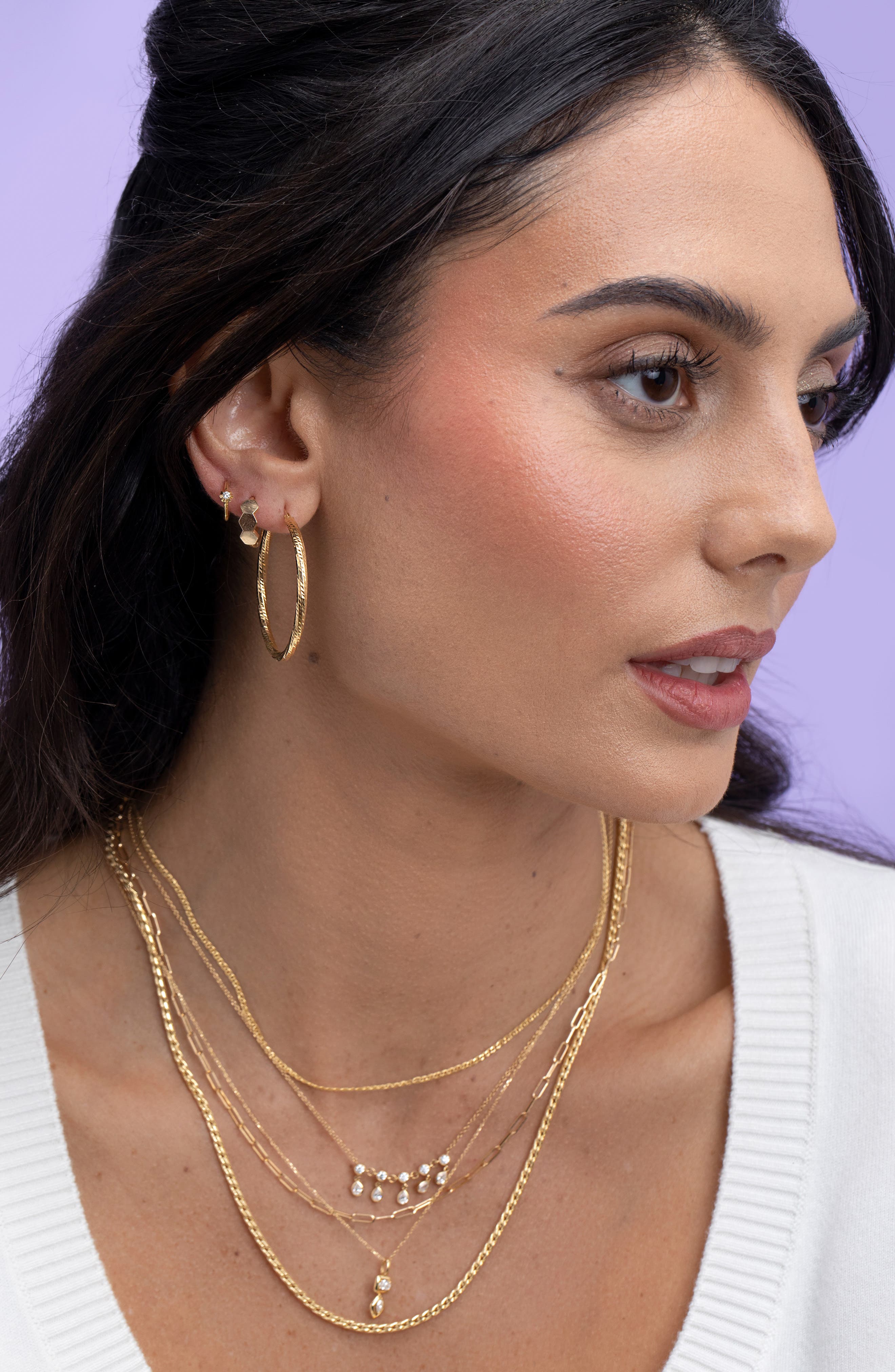 Bony levy online gold hoops