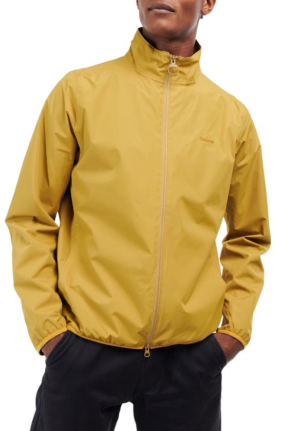 Barbour Korbel Zipup Rain Jacket In Amber Green ModeSens