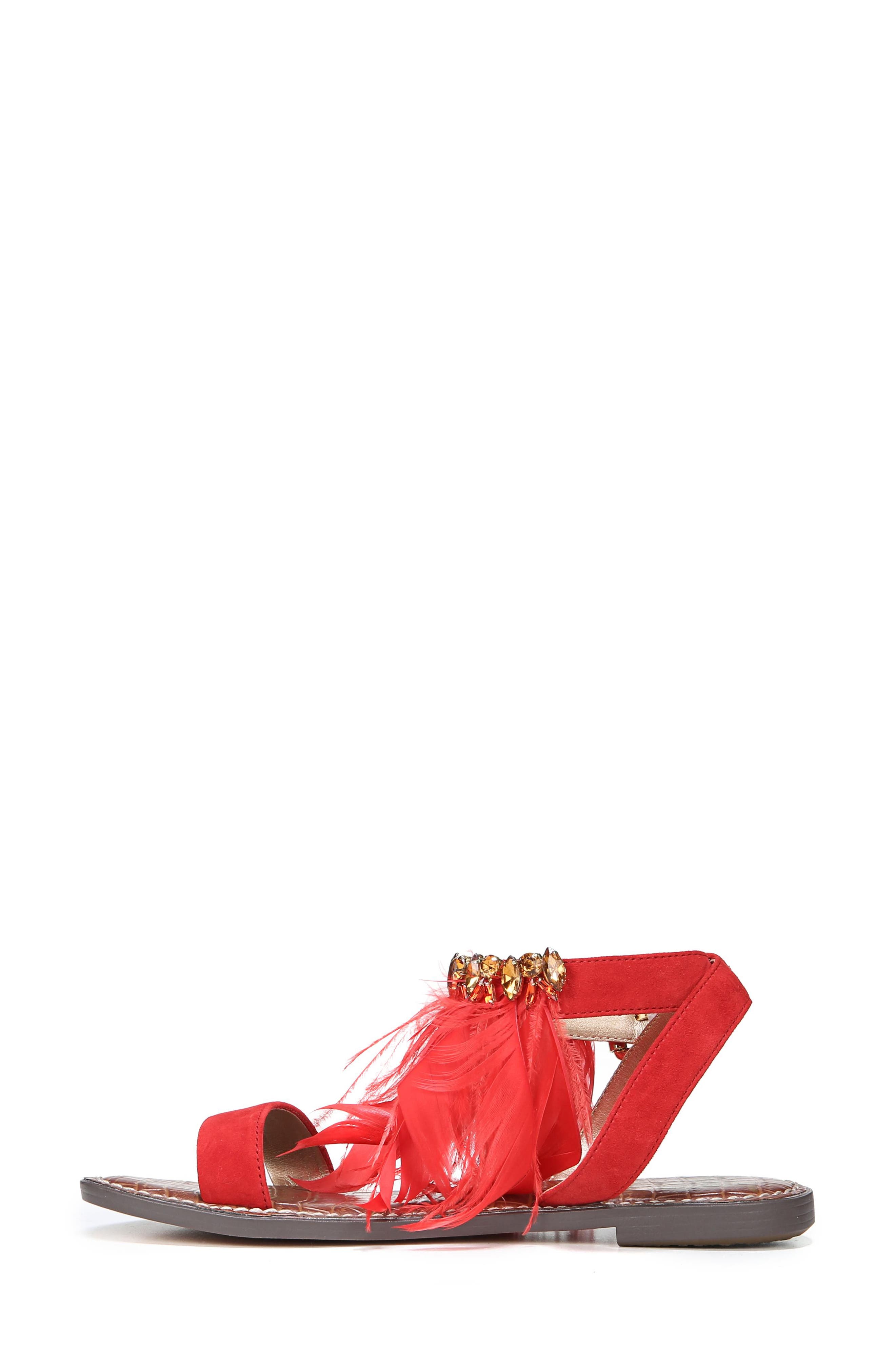 sam edelman feather sandals