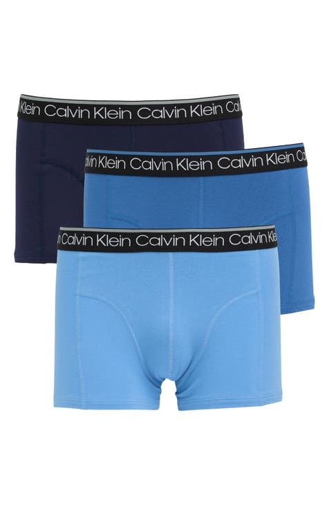 Calvin Klein Mens 365 2 Pack Trunks Boxer Underwear Elasticated Waist