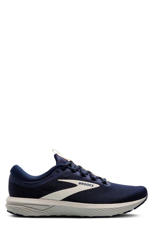 Shop Brooks Revel 7 Hybrid Running Shoe In Peacoat/blueprint/onyx