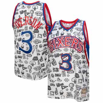 Mitchell & Ness Mens Alonzo Mourning Heat Marble Jersey - Mens Black