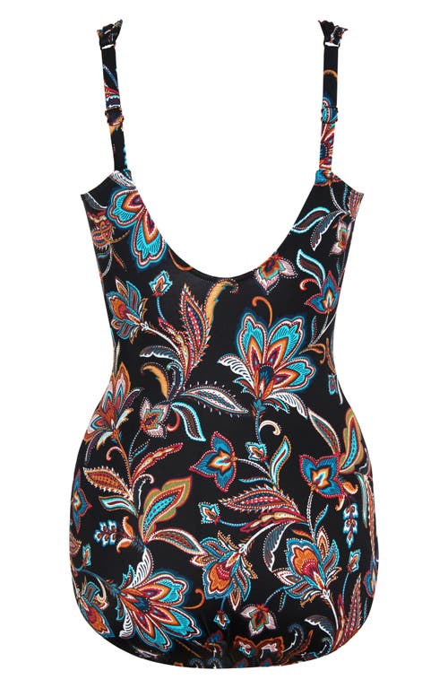 Shop Miraclesuit ® Scotch Floral Siren One-piece Swimsuit In Blk/multi