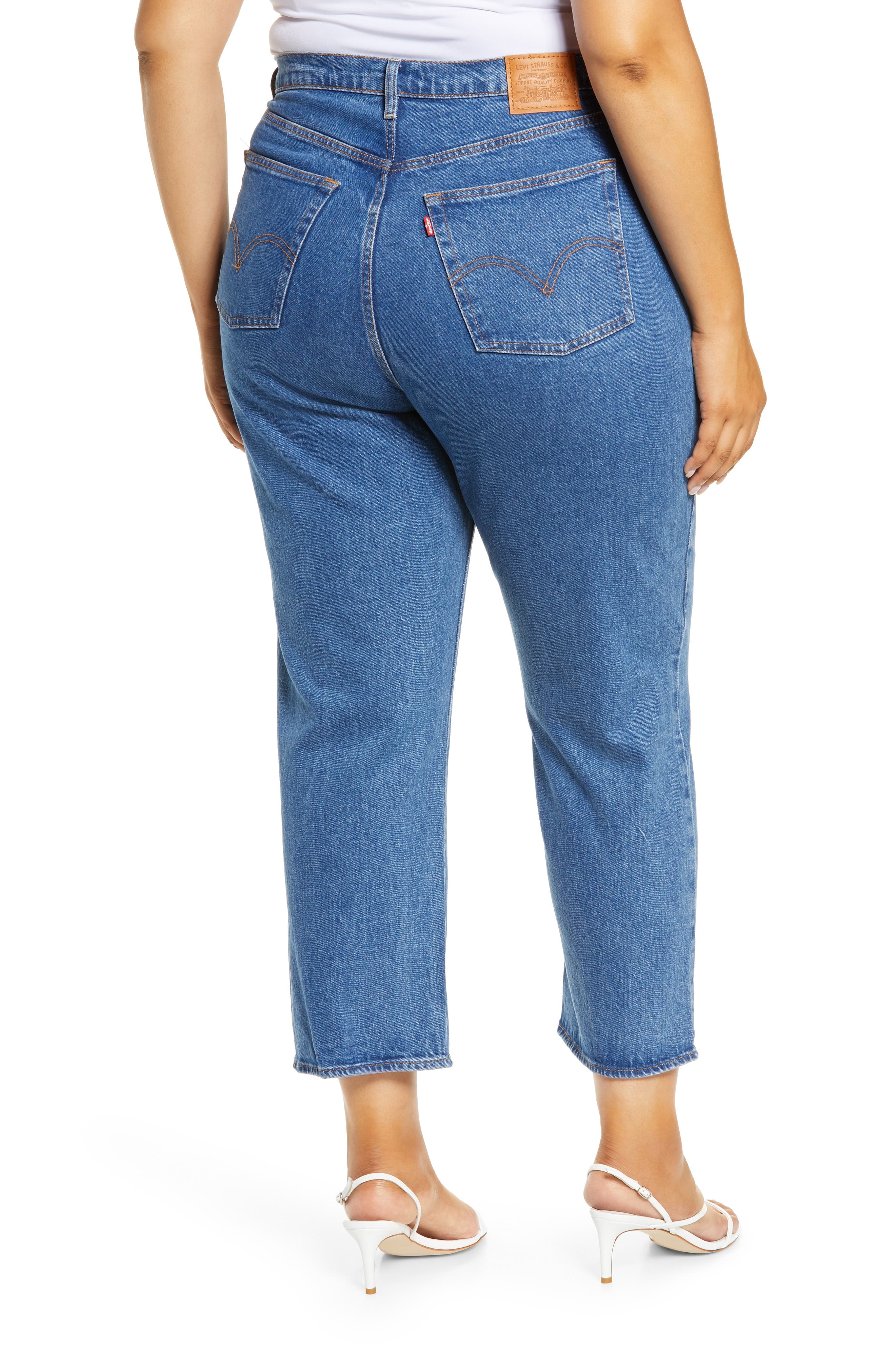 levi's ribcage straight ankle plus size