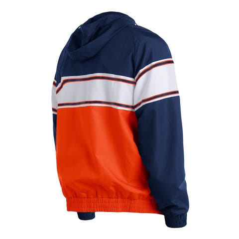 Youth JH Design Navy/Orange Houston Astros Reversible Hoodie Full-Snap  Jacket