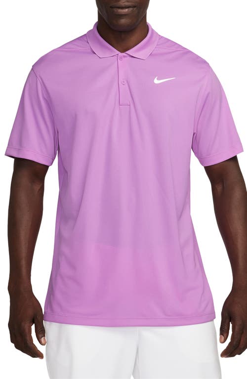 Nike Golf  Dri-fit Victory Golf Polo In Rush Fuchsia/white