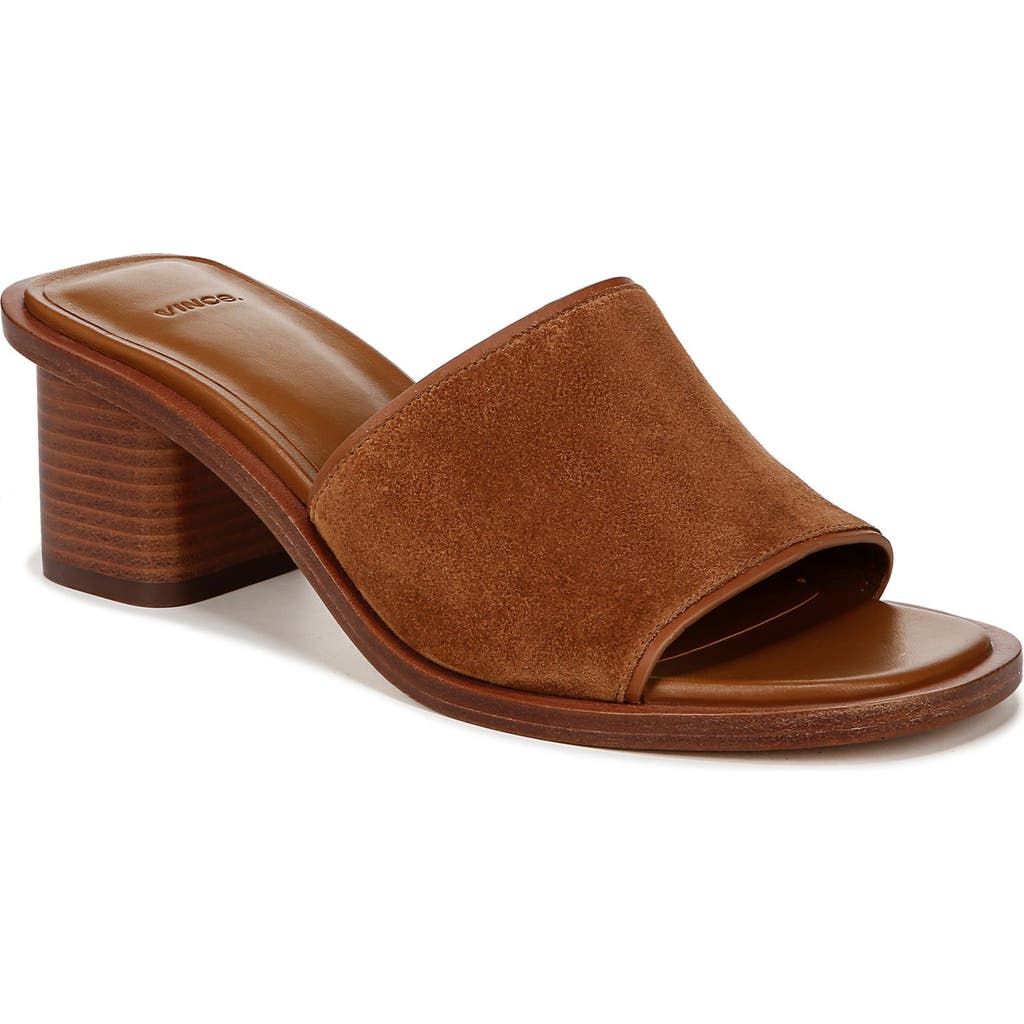 Vince Donna Slide Sandal In Sequoiabrown