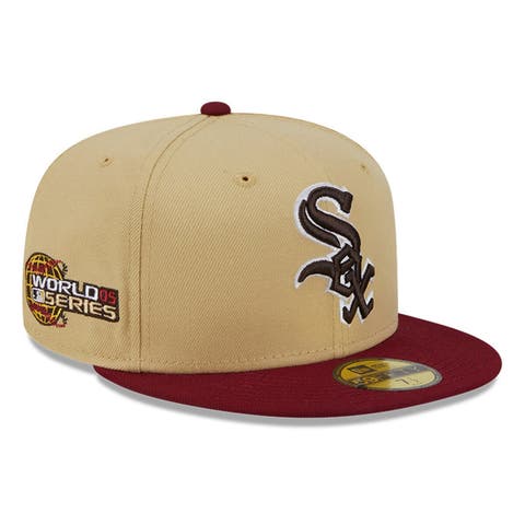 Kansas City Royals Mitchell & Ness Bases Loaded Fitted Hat - Royal/Tan