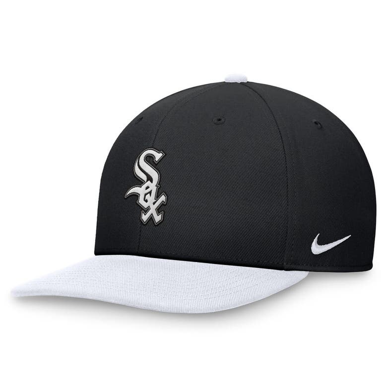 Nike Chicago White Sox Evergreen Pro  Men's Dri-fit Mlb Adjustable Hat In Black