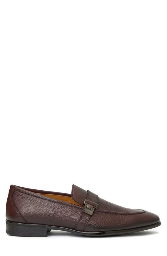 Shop Bruno Magli Arlo Loafer In Brown Tumbled