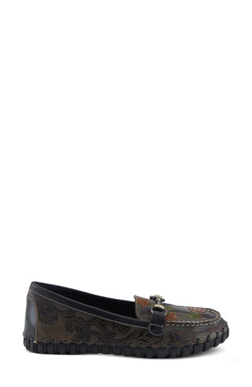 Shop L'artiste By Spring Step Delavigne Bit Loafer In Charcoal Multi